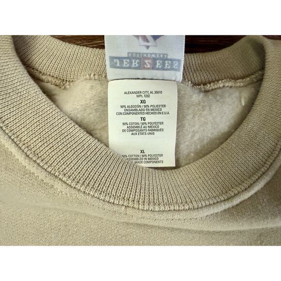 Alaska Fishing Charters Crew PulloverSweatshirt, Beige Size XLarge NEW - Picture 8 of 9